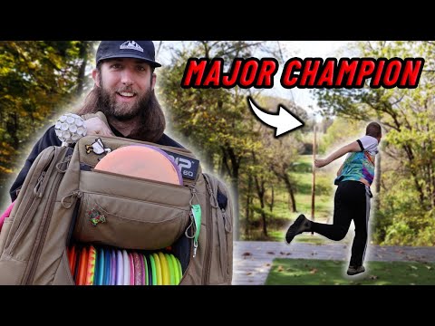 Видео: Могу ли я победить профессионального игрока в диск-гольф, если он использует только ОДИН диск?