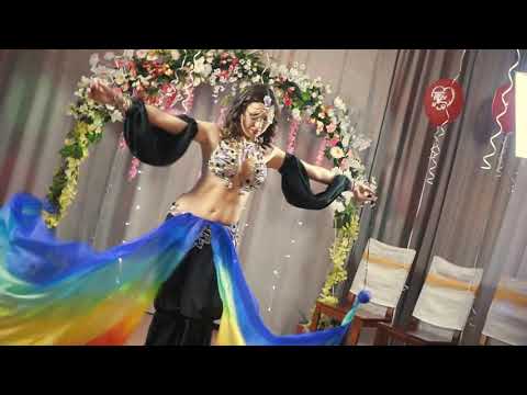 Видео: Восточное шоу с вейл-поями + табла соло 2020 | Bellydance veil poi show by Zena Bellydance