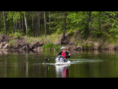 Видео: Такой разный Лух. Сплав на сапборде от Мыта до Клязьмы.