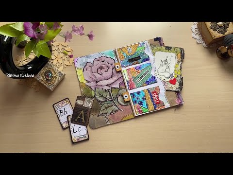Видео: Летний блокнот №1 Скрапбукинг