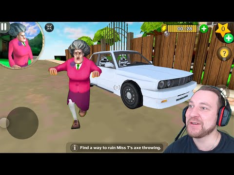 Видео: МИСС ТИ КУПИЛА МАШИНУ Прохождение игры Scary Teacher 3D