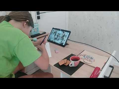 Видео: Рисую плакат и смотрю Netcore.