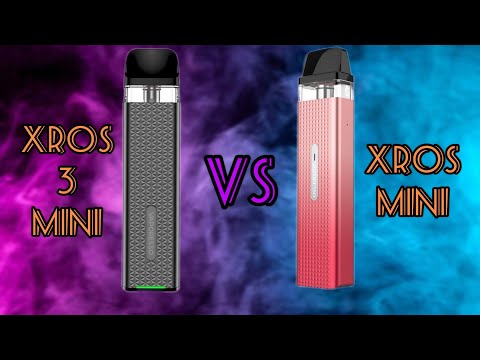 Видео: Vaporesso XROS 3 mini сравнение с XROS mini. Стоит ли переплачивать?