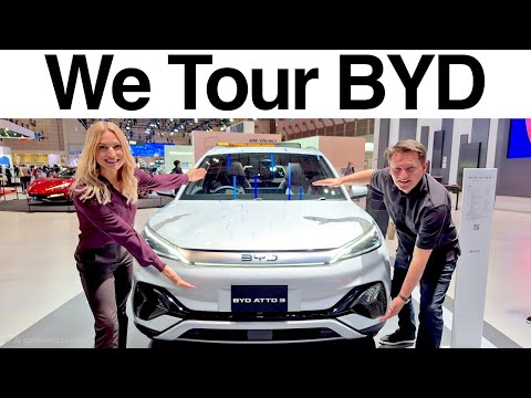 Видео: Взгляните на эти прекрасные интерьеры от BYD //Japan Mobility Show