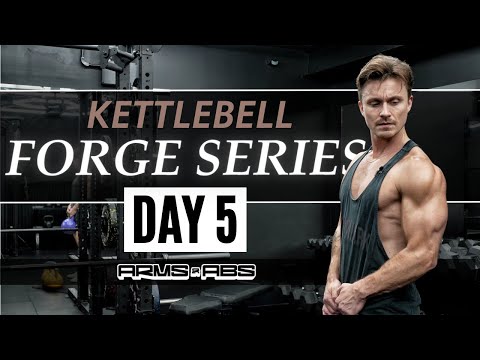 Видео: Тренировка рук с гирей | Укрепление бицепсов, трицепсов и хвата (следуйте по тексту)