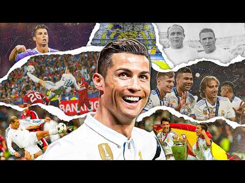 Видео: 15 финалов Лиги чемпионов, выигранных Реалом Мадрид ⚽🏆