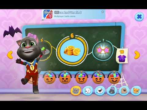 Видео: МОЙ ГОВОРЯЩИЙ ТОМ ДРУЗЬЯ ХЭЛЛОУИНСКОЕ ОБНОВЛЕНИЕ