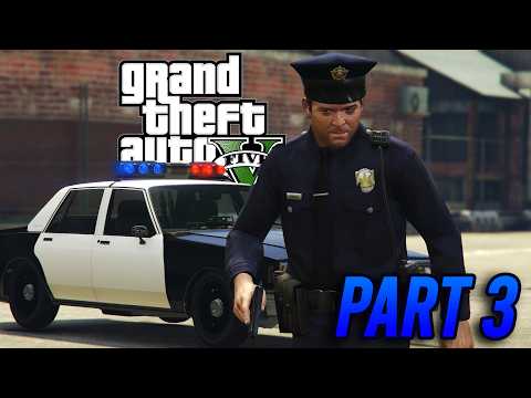 Видео: GTA V — Майкл вступает в полицию! ЧАСТЬ 3