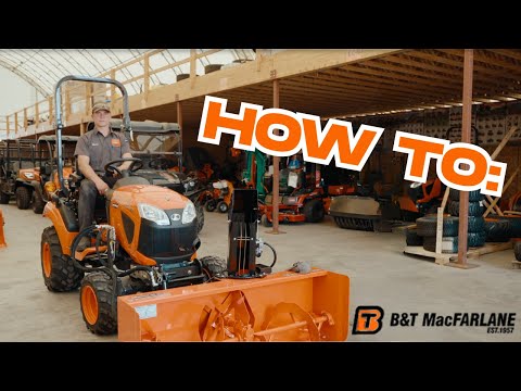 Видео: Как установить передний нагнетатель Kubota | Очень просто!