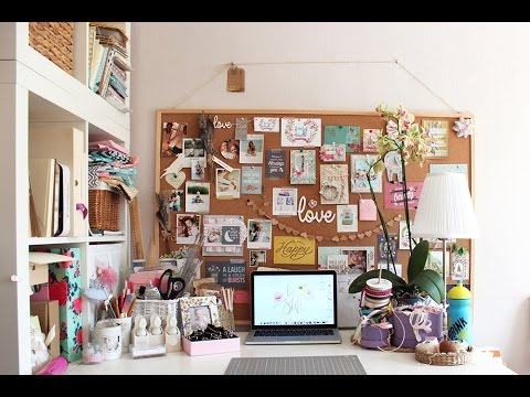 Видео: Мой скрап уголок // Рабочее место Алины Суховой