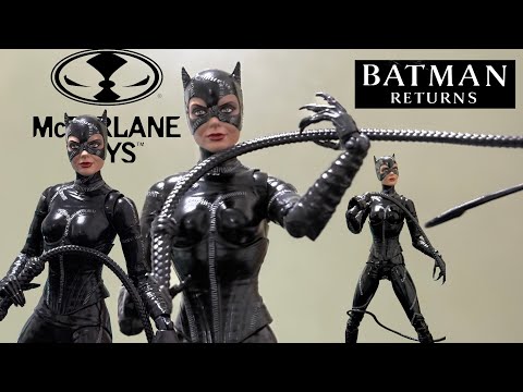 Видео: Обзор фигурки Женщины-кошки из Batman Returns от Mcfarlane Toys