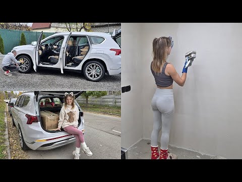 Видео: Сдаём макулатуру. Потерялся Симба! Покраска продолжаеться. Отмыли машину после Киева