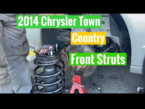 Видео: Замена передних стоек Chrysler Town & Country 2014 года