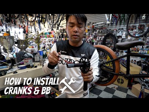 Видео: Как установить шатуны и каретки — BMX