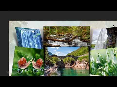 Видео: 1. Урок. Простой коллаж (по просьбе) - 1 Lesson. A simple collage