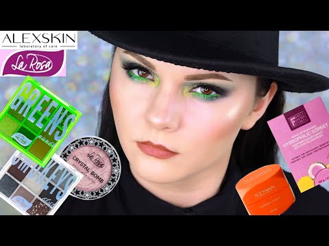 Видео: LA ROSA палетки теней хайлайтер | гидрофильные средства для снятия макияжа | маска Alexskin