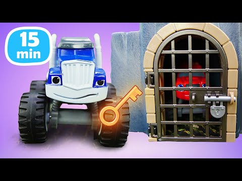 Видео: Видео про машинки - Вспыш и серии про клад, скалолаза и день рождения Крушилы! Игры для мальчиков