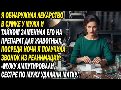 Видео: Я подменила лекарства мужа на ветеринарные... Ночью больница «Ваш муж и невестка...»😱