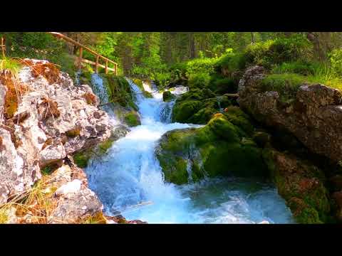Видео: 10 часов - Шум живописного водопада. Белый шум. white noise