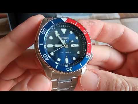 Видео: Seiko 5 Sports SRPD35K1  Пепси, как старый друг