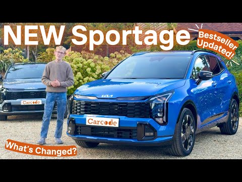 Видео: Обзор обновленного гибридного KIA Sportage GT-Line / S: что нового? (Великобритания) (4K) | Carcode