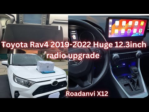 Видео: Установка головного устройства Android на Toyota Rav4 (2019-2022) Roadanvi с экраном 12,3 дюйма.