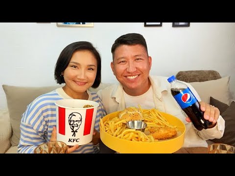 Видео: МУКБАНГ КФС БАГЖАН НАКОНЕЦ ТО СДЕЛАЛА ЭТО 😁 MUKBANG KFC не АСМР