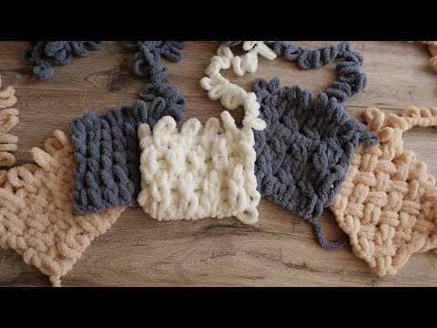Видео: Топ 5 узоров для пряжи Ализе Пуффи - Knitting Patterns Alize Puffy
