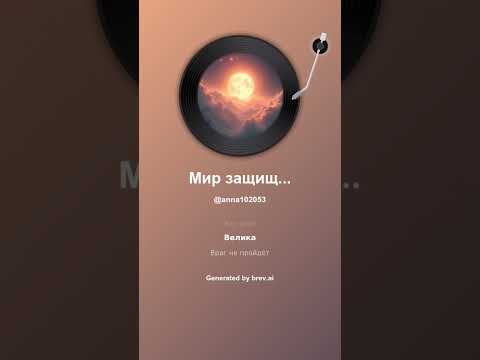Видео: Мир защищать  мой ответ