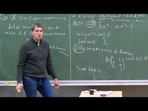Видео: Алгебра-1, Лекция 10, А.И.Ильин