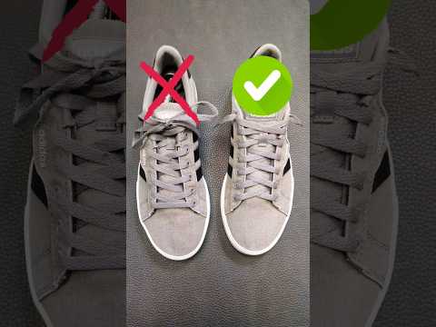 Видео: How to tie shoelaces / Как правильно завязывать шнурки. Способ 3️⃣