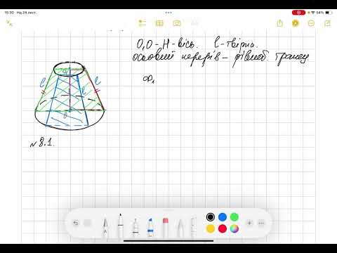 Видео: Зрізаний конус. Геометрія 11 клас.