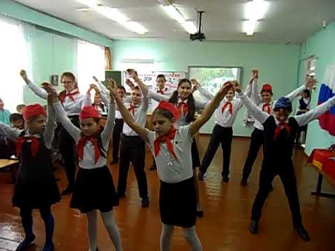 Видео: Флешмоб.Гимн РДШ.