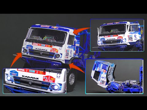 Видео: СБОРКА СБОРНОЙ МОДЕЛИ #3 - КАМАЗ 43509 КАМАЗ-Мастер от Звезда 1/35