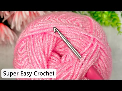 Видео: Ух ты! Всего 2 РЯДА! Такой красивый узор крючком для одеяла! Легкая вязка крючком для начинающих