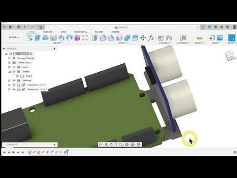 Видео: Fusion 360. Держатель для дальномера.