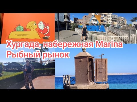 Видео: Рыбный рынок в Хургаде. Набережная Марина и последние дни в отеле Moreno