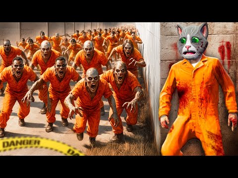 Видео: ПОБЕГ ИЗ ТЮРЬМЫ В ЗОМБИ АПОКАЛИПСИСЕ В ГТА 5!