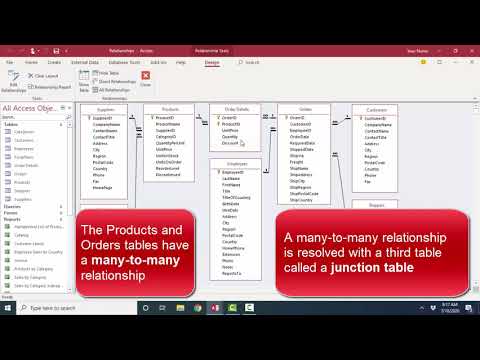 Видео: Microsoft Access от А до Я: Проектирование связей между таблицами