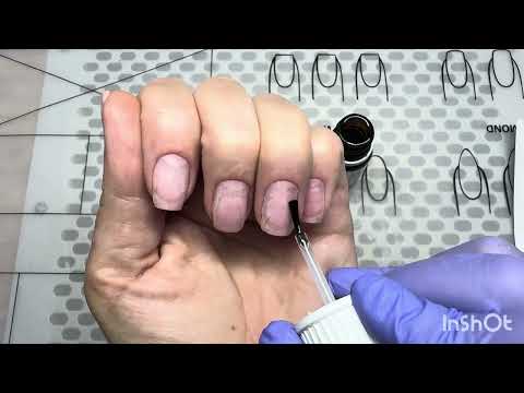 Видео: Коррекция/не обычный френч/что получилось/