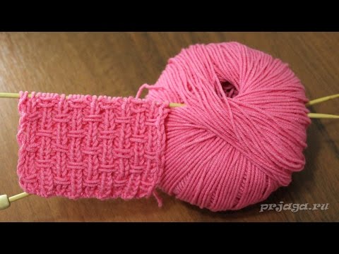 Видео: Узор с перетяжками спицами