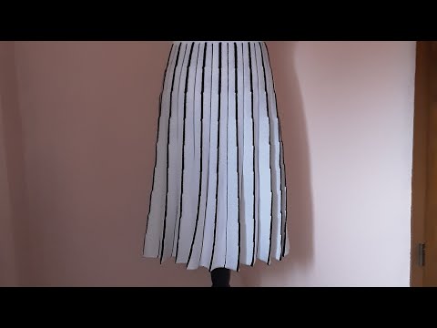 Видео: Юбка гофре на одной фантуре .
