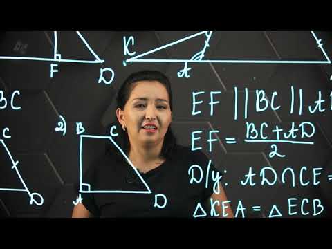 Видео: Трапеция және оның қасиеттері. 8 сынып.