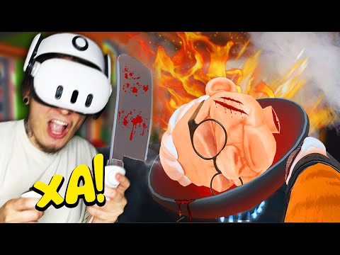 Видео: НЕПОСЛУШНЫЙ КОТ ПОЖАРИЛ БАБУЛЮ!! (I Am Cat VR)