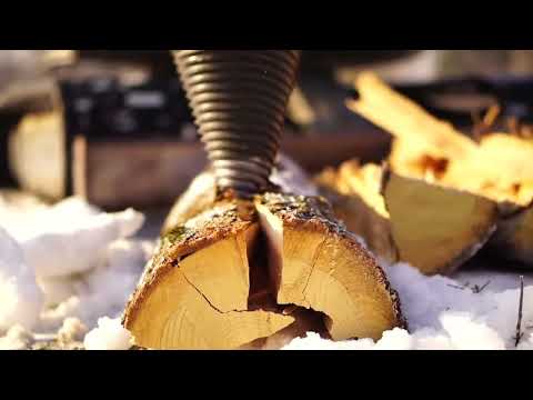 Видео: 🟢 SPV2 Дровокол конический с гидроприводом @omefgroup