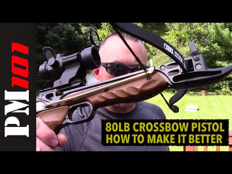 Видео: 80-фунтовый арбалет-пистолет: как его улучшить — Preparedmind101