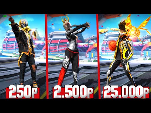 Видео: 😨ОБЗОР на АККАУНТЫ за 250р, 2500р, и 25000р в ФРИ ФАЕР! ➤ ОБЗОР на ТРИ АККАУНТА! - Free Fire!