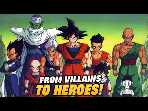 Видео: ВСЕ ЗЛОДЕИ, КОТОРЫЕ СТАЛИ ГЕРОЯМИ В DRAGON BALL