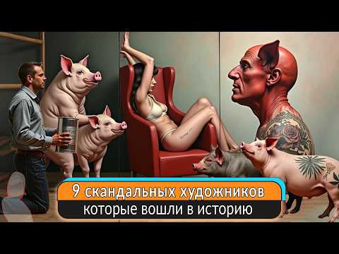 Видео: Когда искусство становится провокацией: 9 скандальных художников, которые потрясли мир искусств!