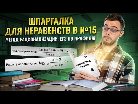 Видео: Логарифмические неравенства: метод рационализации №15 для ЕГЭ | Умскул